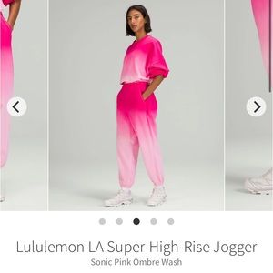 Lulu ombre pink jogger